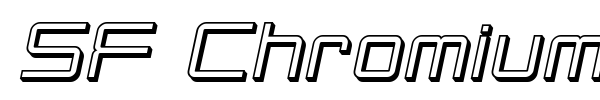 SF Chromium 24 font preview